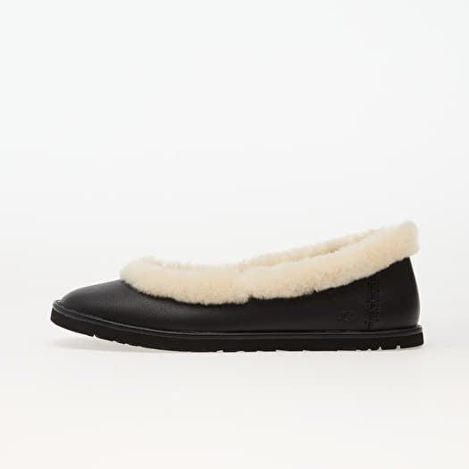 UGG W Zora Leather Ballet Flat Black