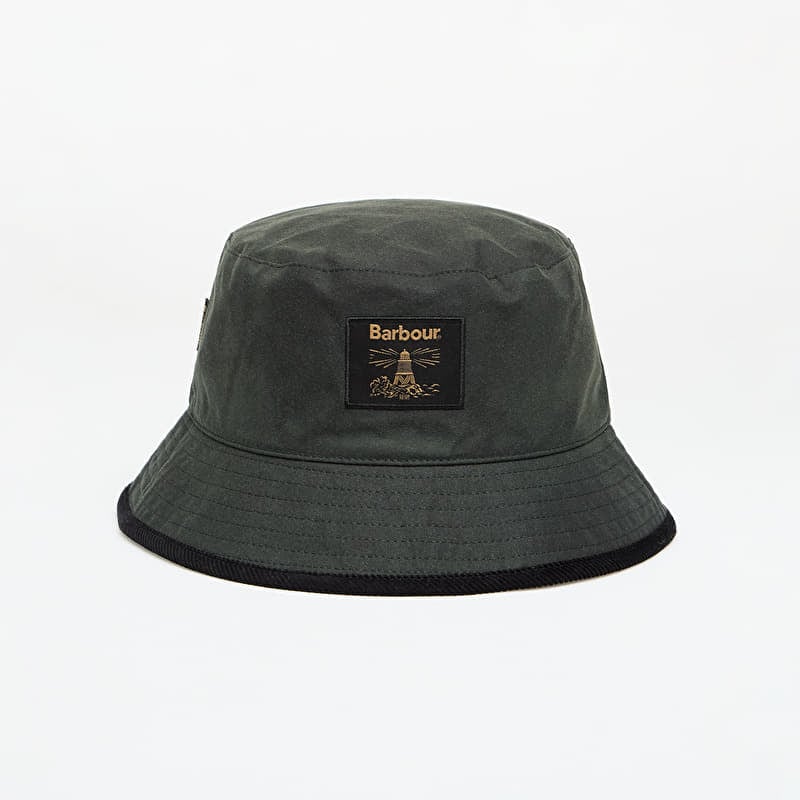 Hat Barbour Field Wax Bucket Hat Sage