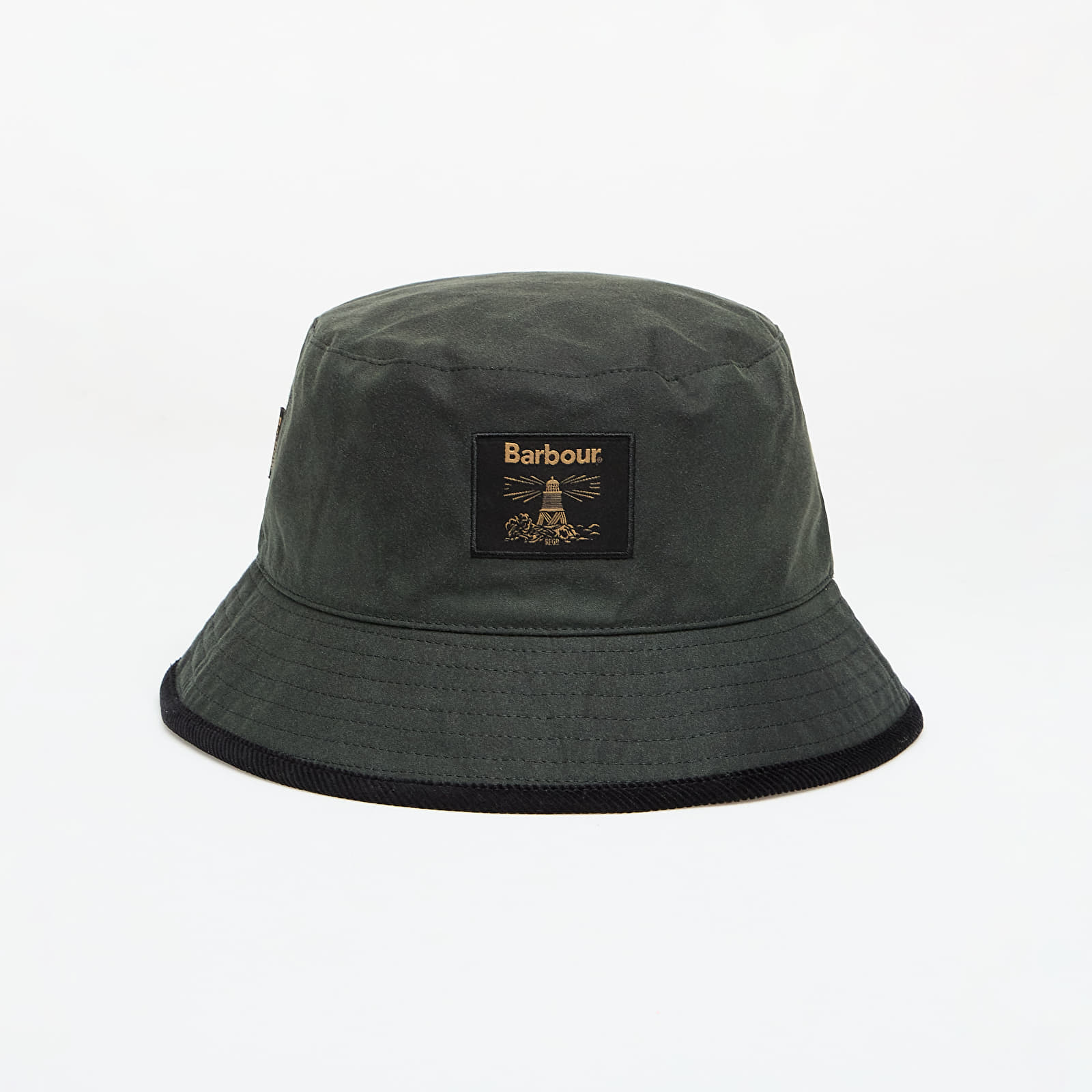 Hattar Barbour Field Wax Bucket Hat Sage