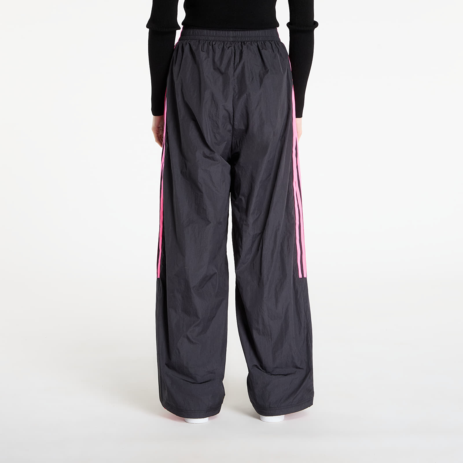 Ženske hlače adidas Teamgeist Adicolor Oversized Track Tracksuit Bottoms Black