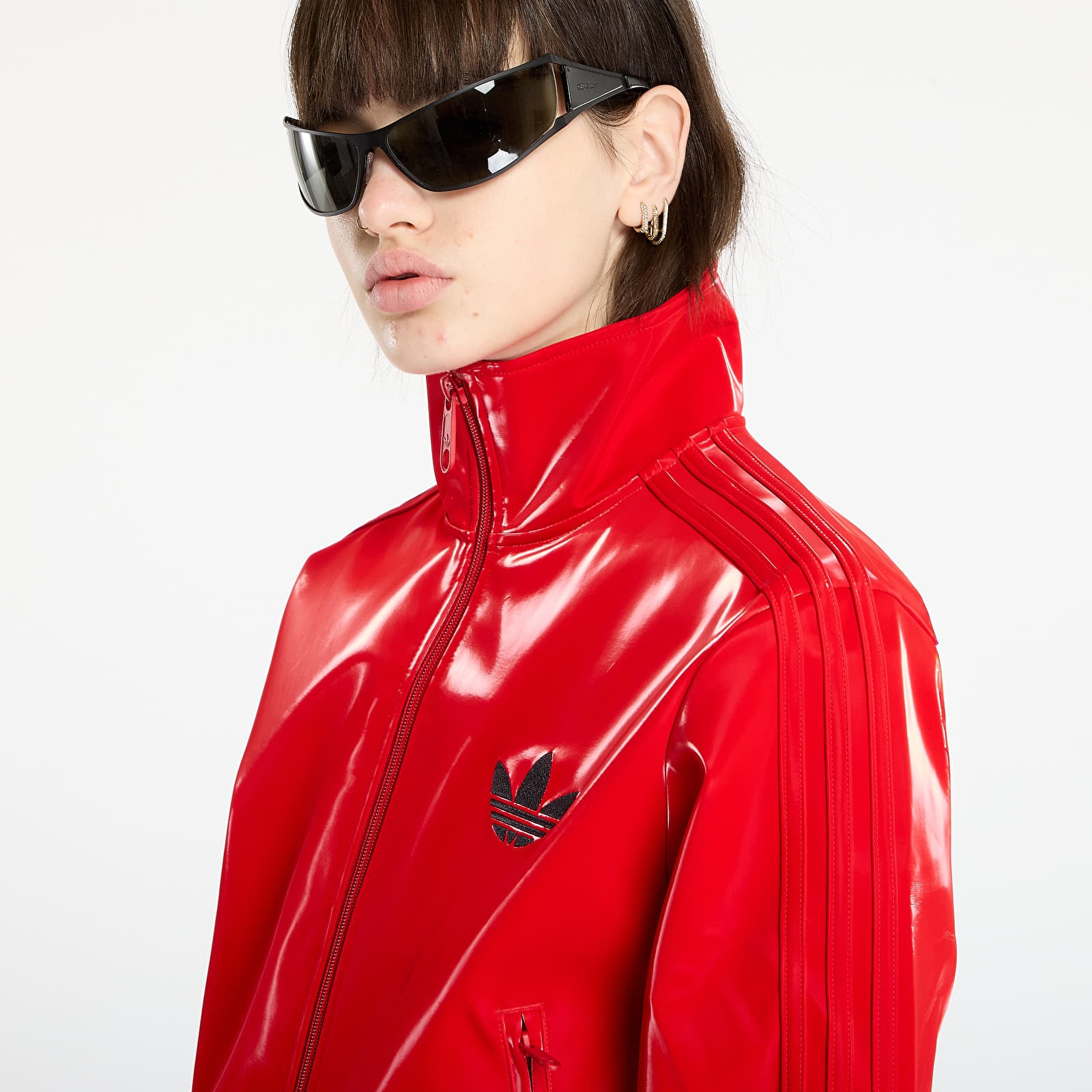 Women's jackets adidas Adicolor Holiday Track Top Better Scarlet/ Black