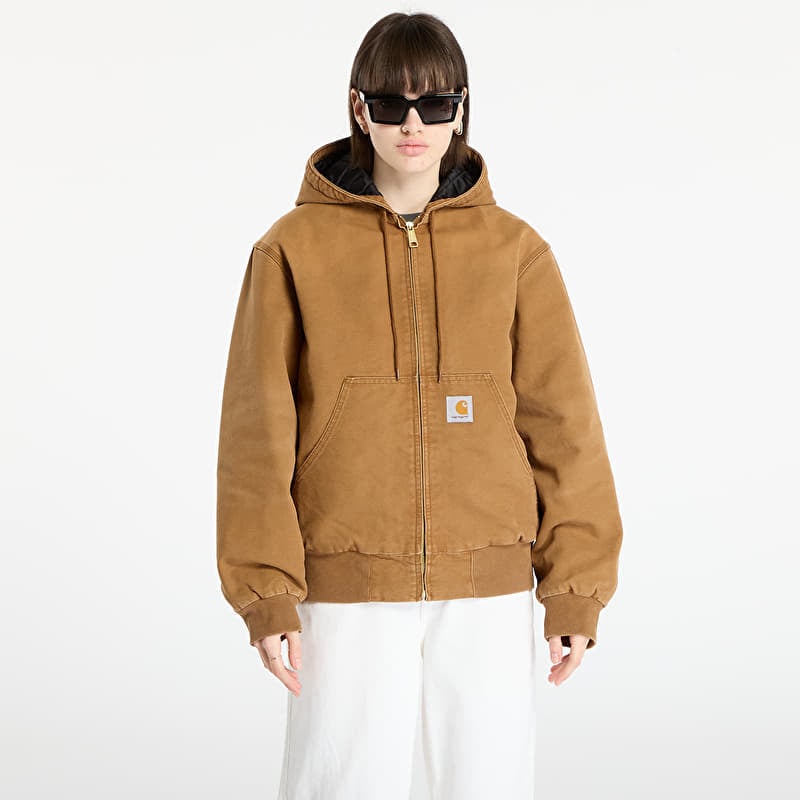 Jaka Carhartt WIP OG Active Jacket Hamilton UNISEX Brown Stone Canvas