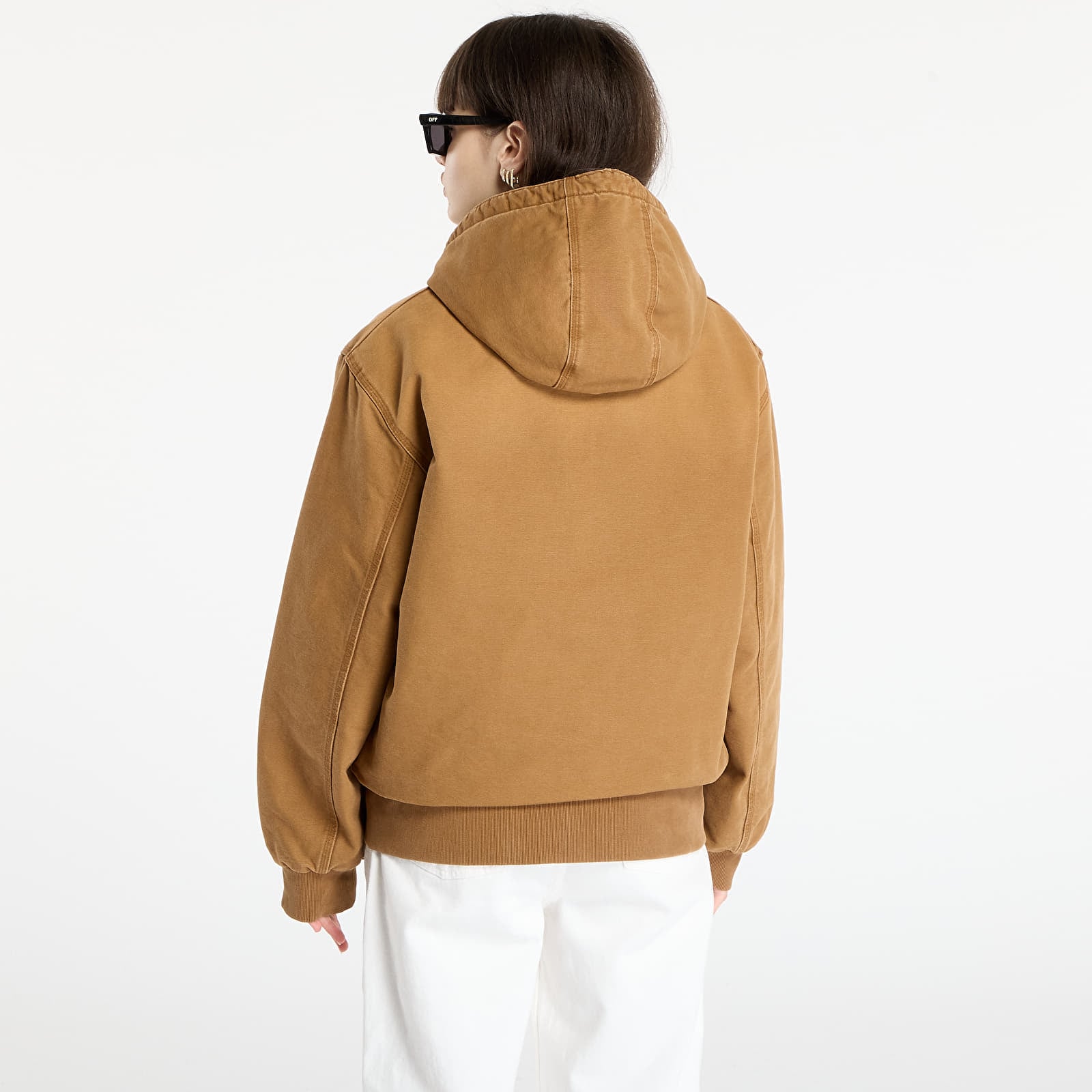 Striukės Carhartt WIP OG Active Jacket Hamilton UNISEX Brown Stone Canvas