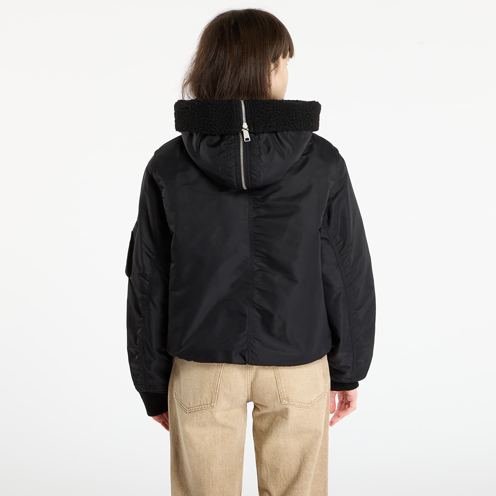 Vīriešu jakas Carhartt WIP Hd Oltera Bomber UNISEX Black/ Black