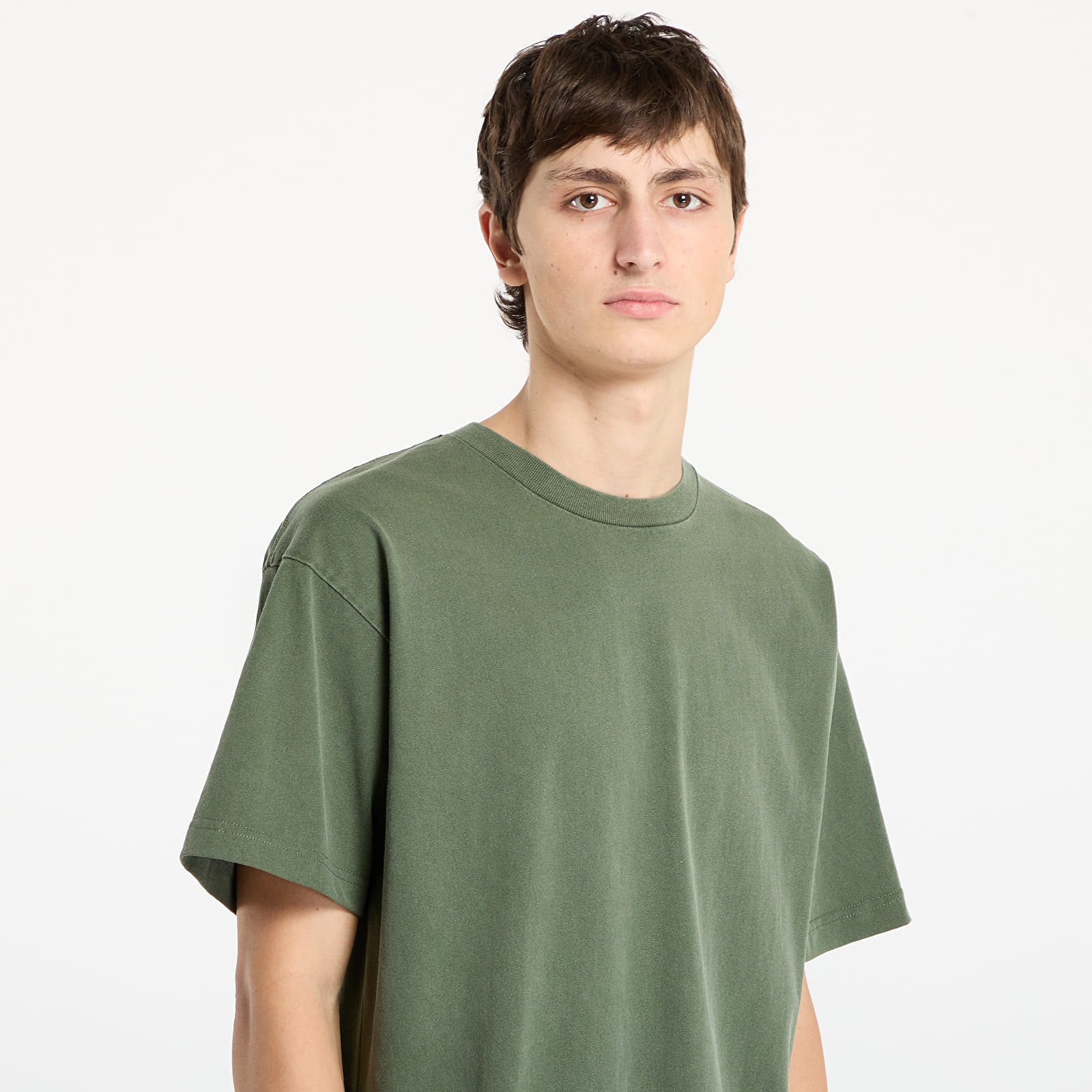 Pánske tričká Carhartt WIP S/S RGGD T-Shirt UNISEX Opuntia Garment Dyed