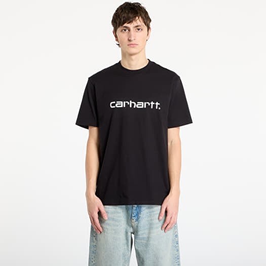 T-shirt Carhartt WIP S/S Script T-Shirt Black/ White