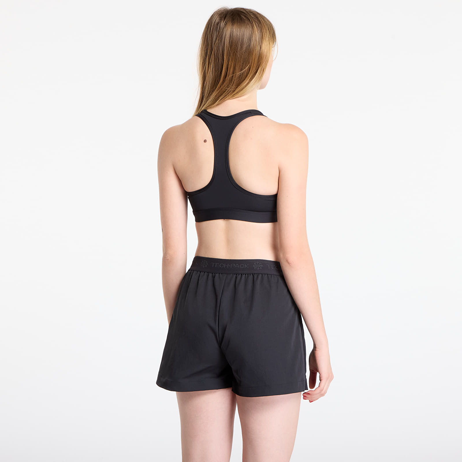 Ženski grudnjaci Nike Swoosh Medium Support Women's Padded Sports Bra Black/ White