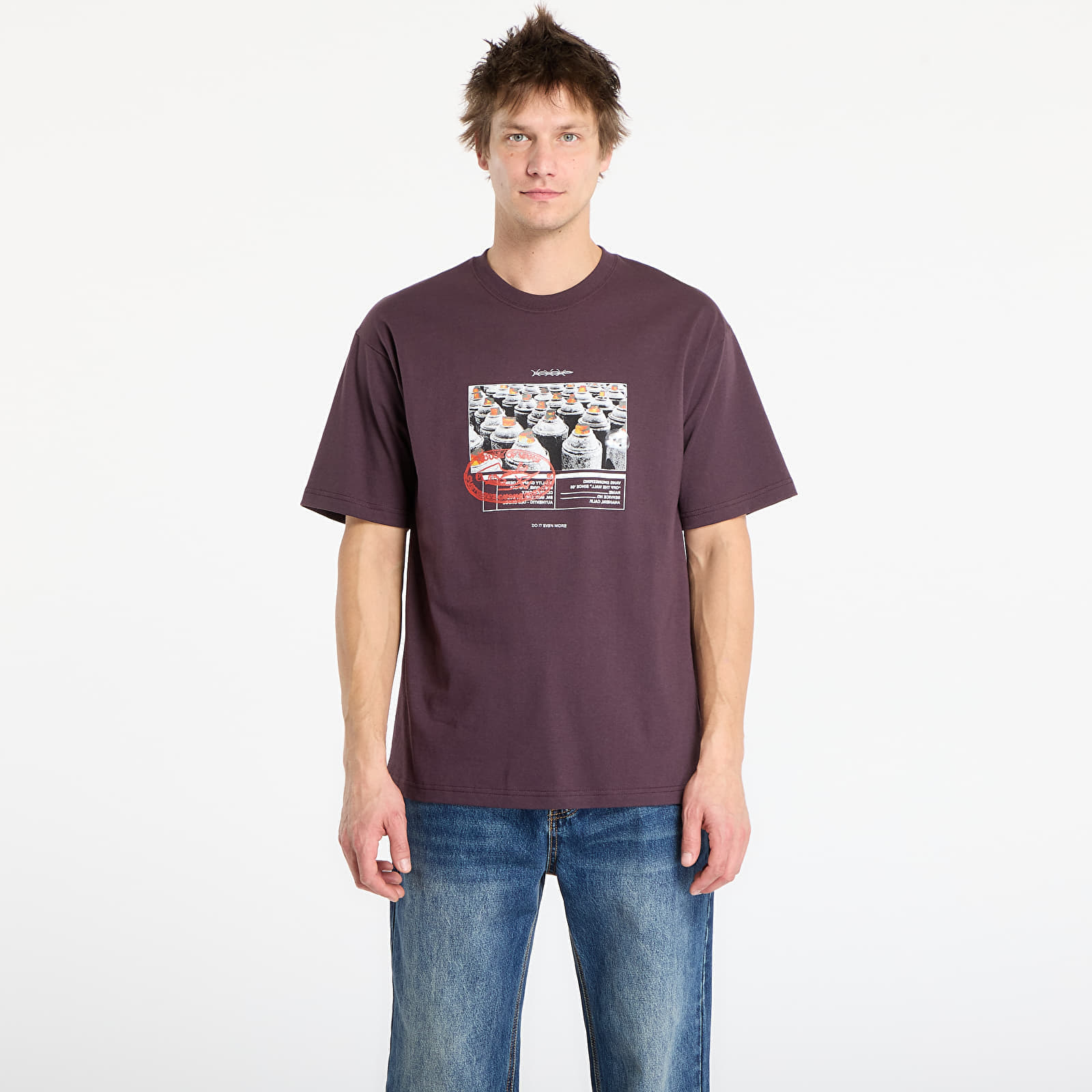 Тениска Vans Style Tips SS Tee Dark Port XXL