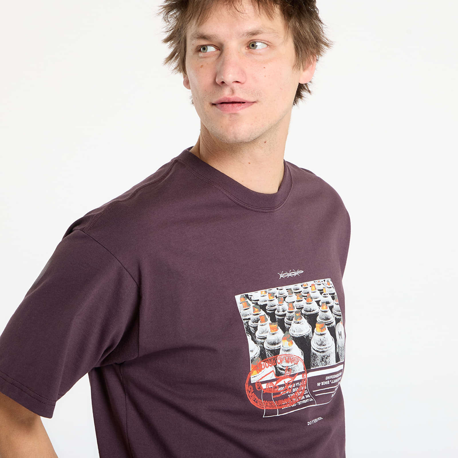 Tričká Vans Style Tips SS Tee Dark Port