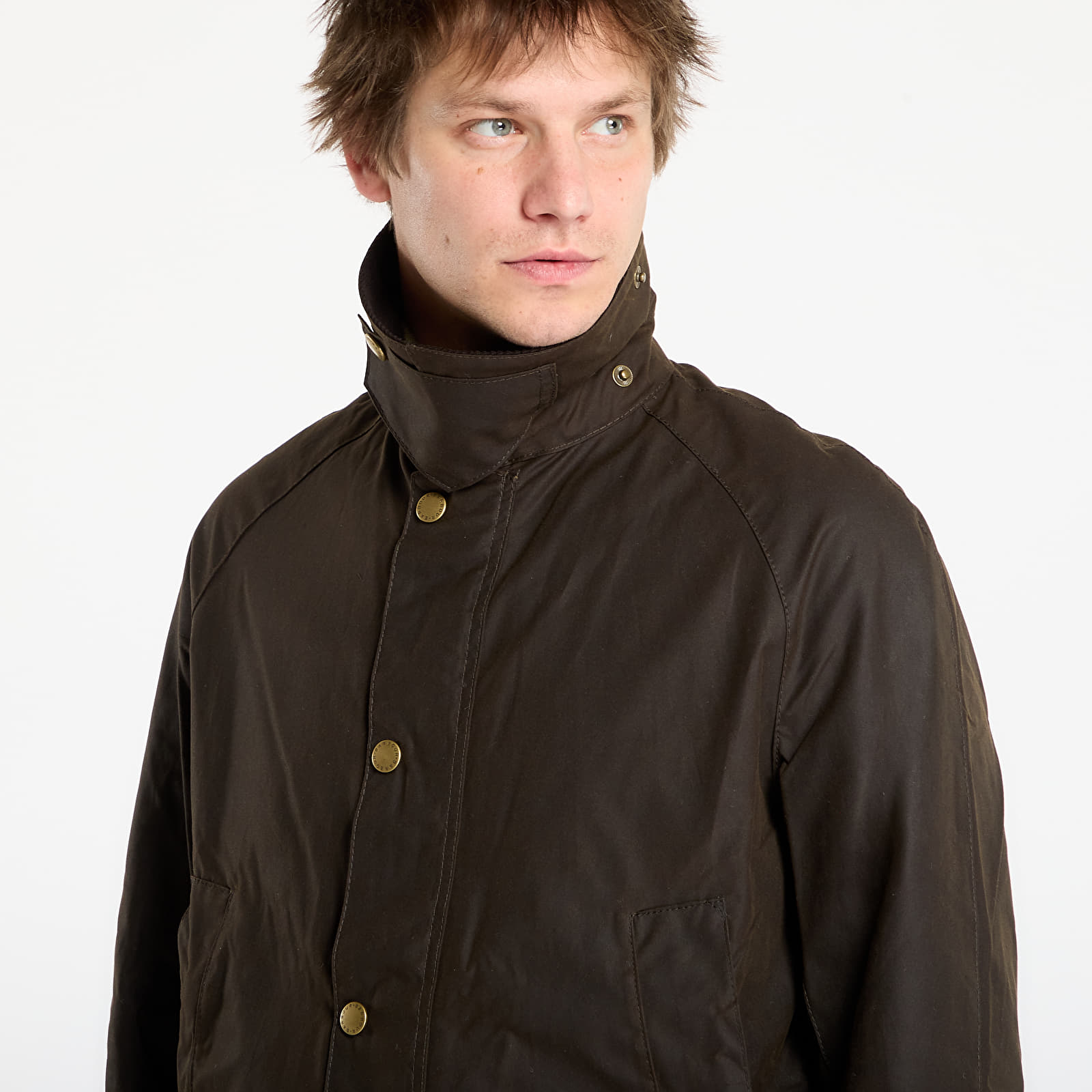 Joped Barbour Ashby Wax Jacket Olive