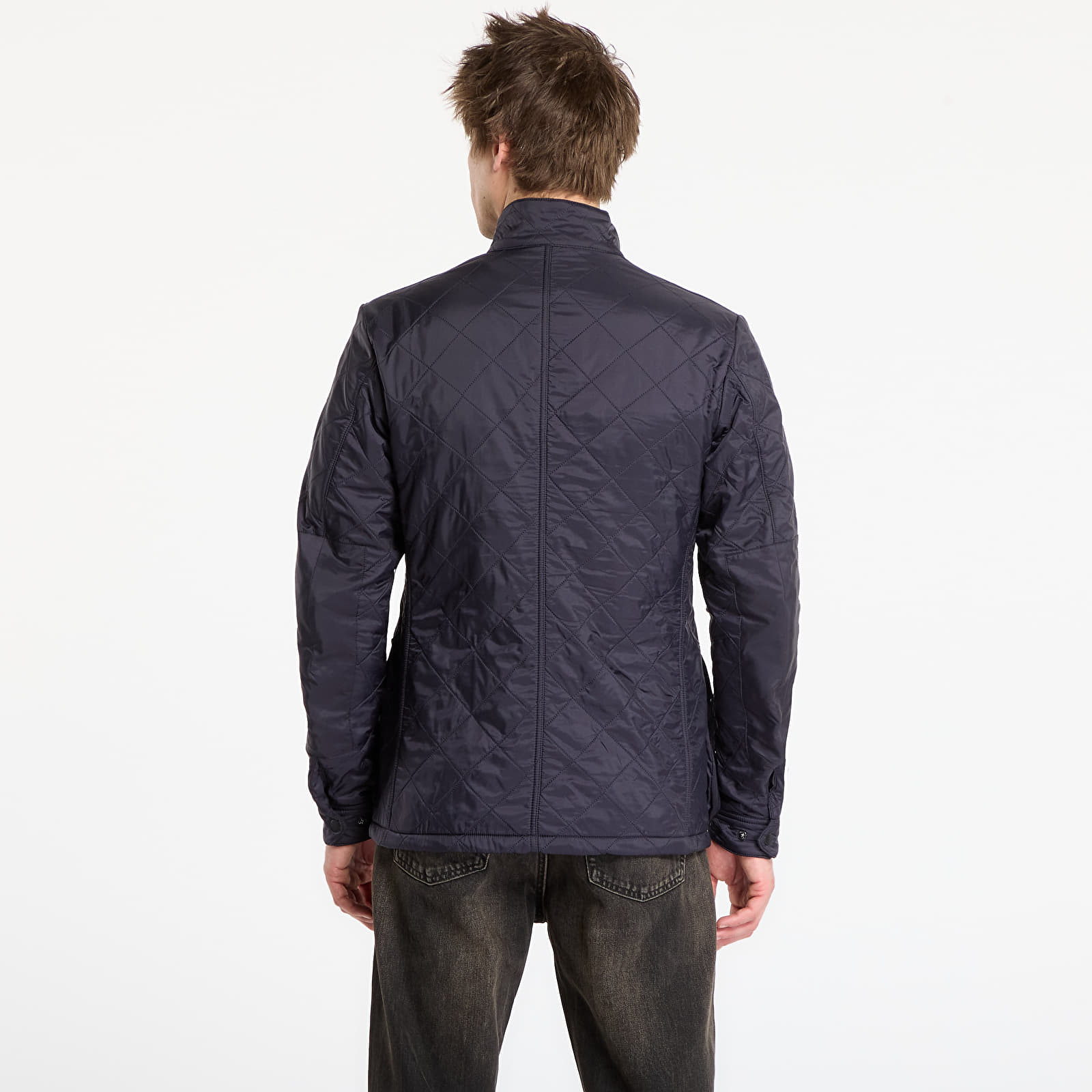 Meeste jakid Barbour International Ariel Polarquilt Jacket Navy