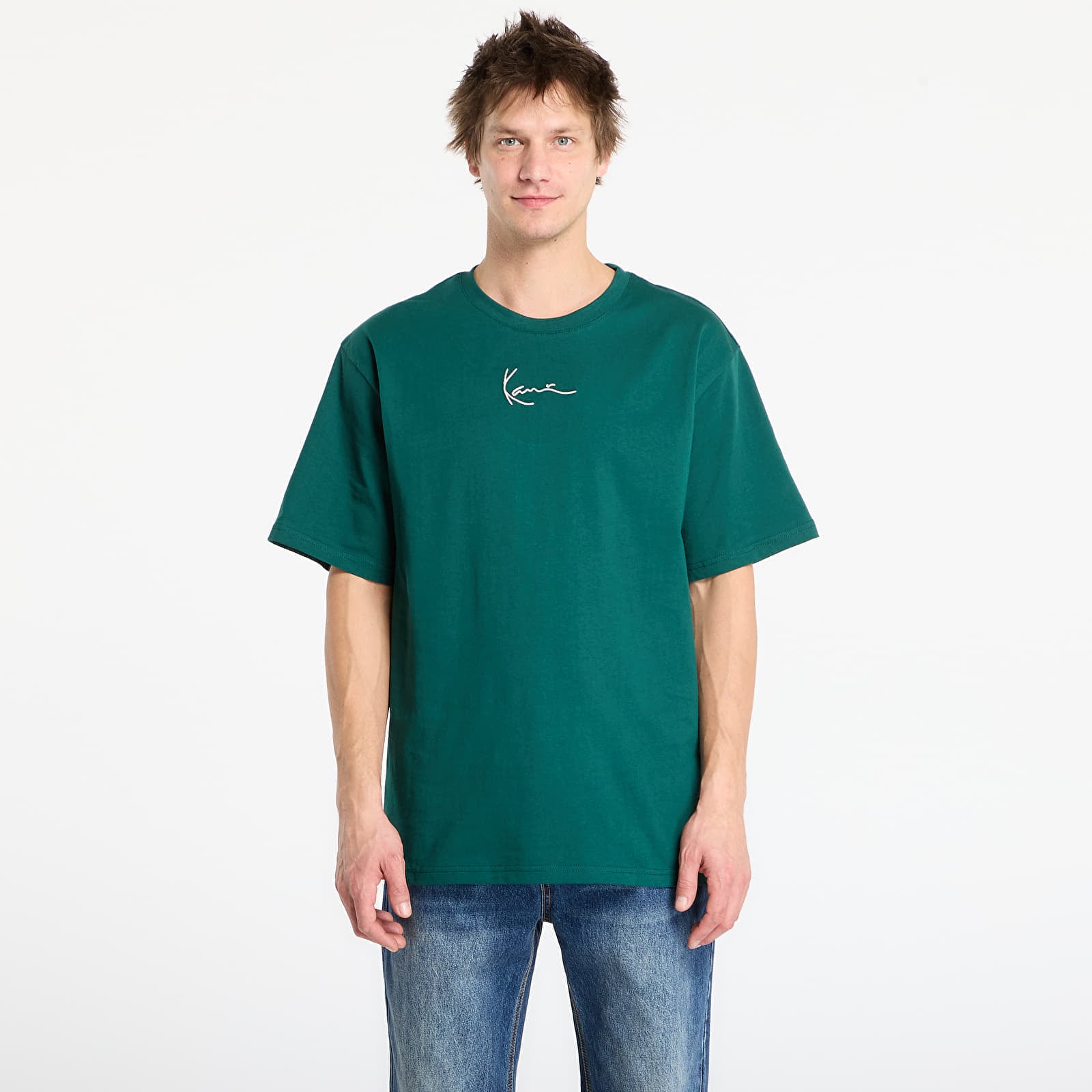 Тениска Karl Kani Small Signature Essential Tee Green M