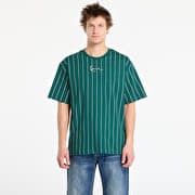 Karl Kani Small Signature Essential Pinstripe Tee Green