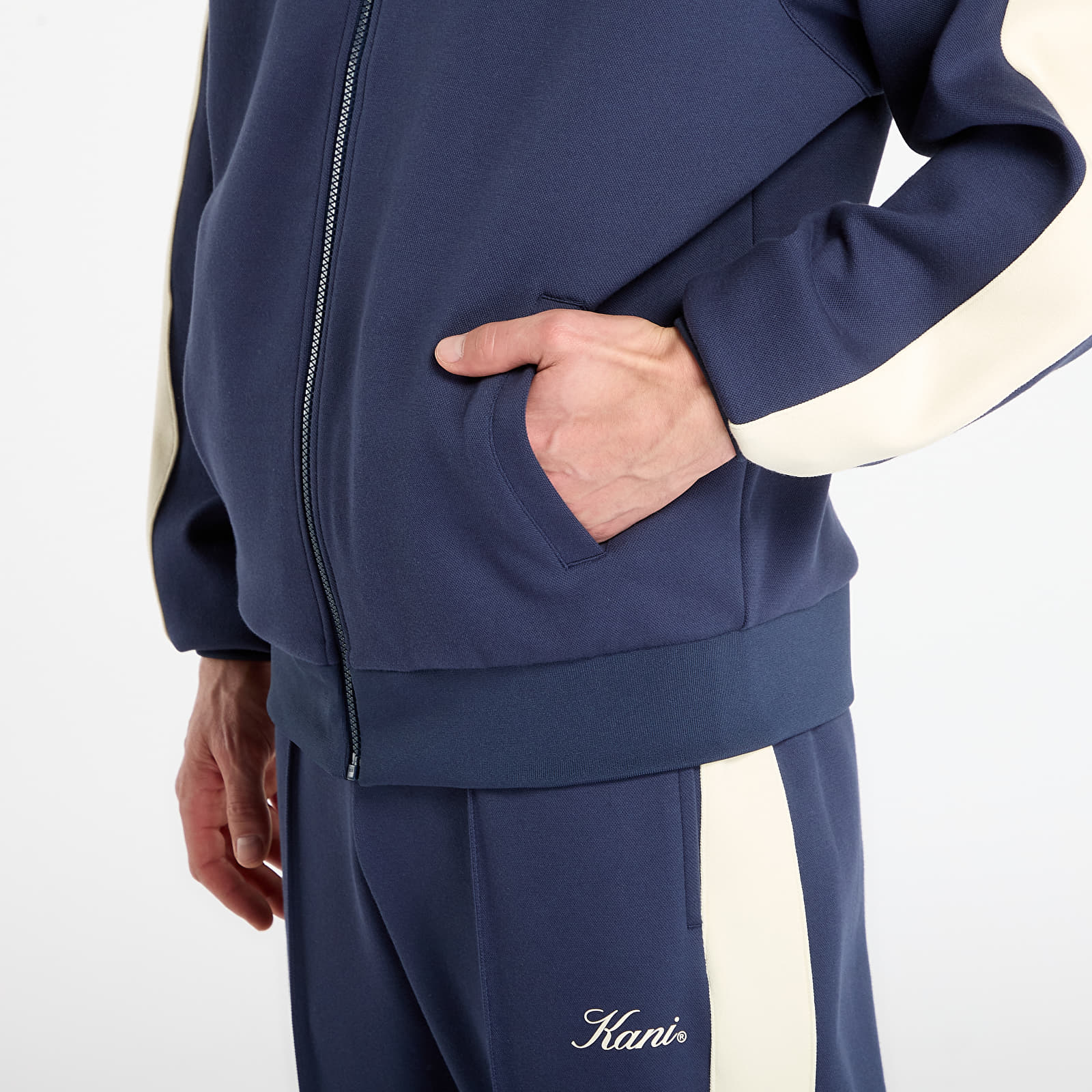 Sweatshirts Karl Kani Kani Sidestripe Track Jacket Blue