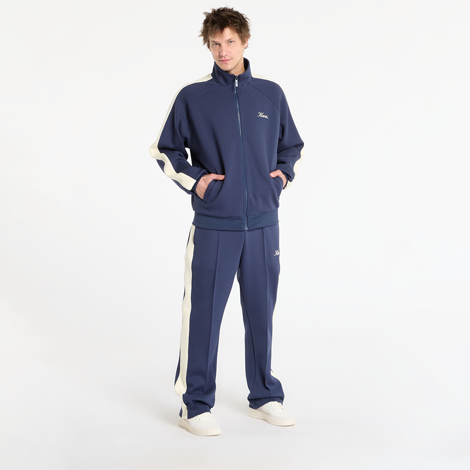 Sweatshirts Karl Kani Kani Sidestripe Track Jacket Blue