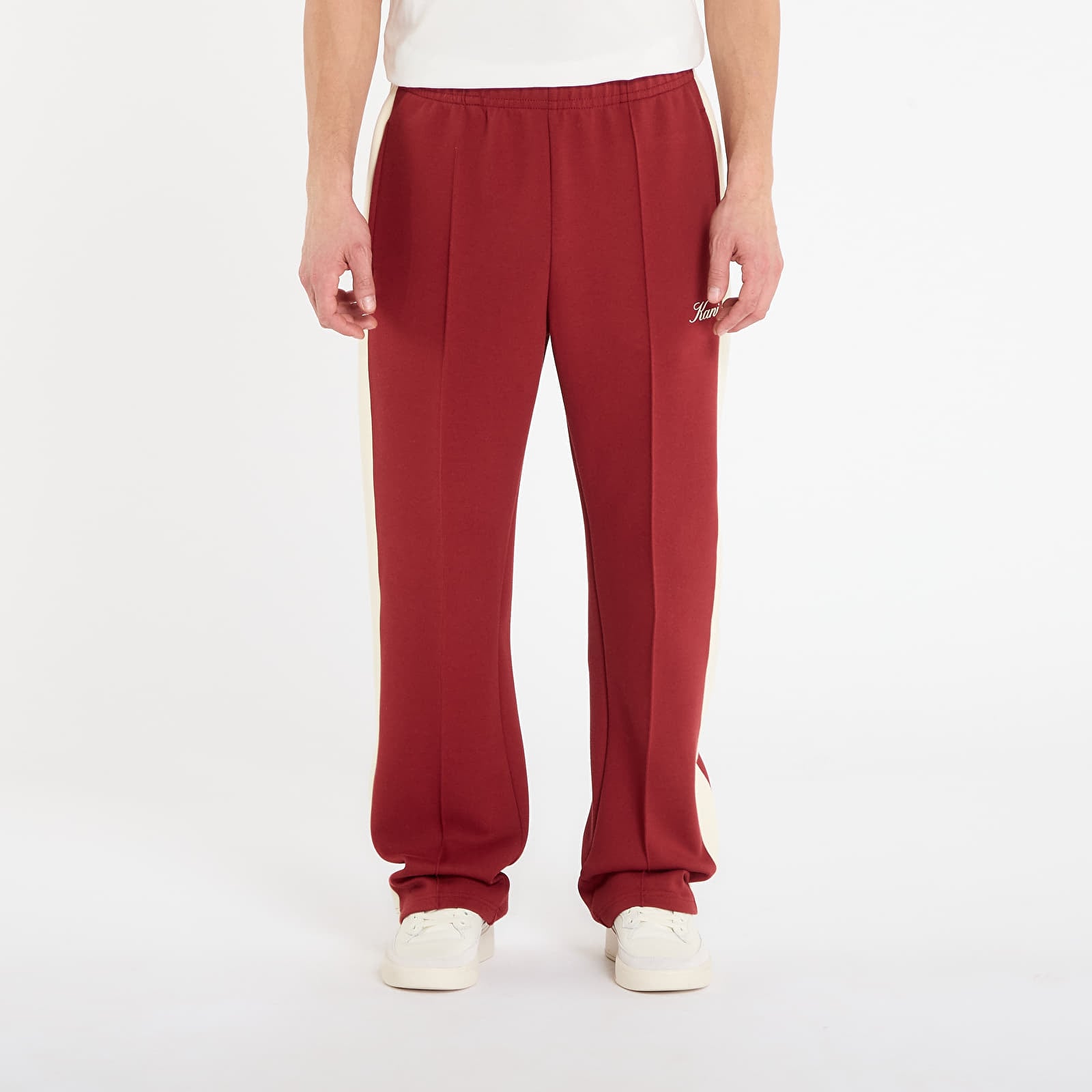 Dressid Karl Kani Sidestripe Trackpants Red