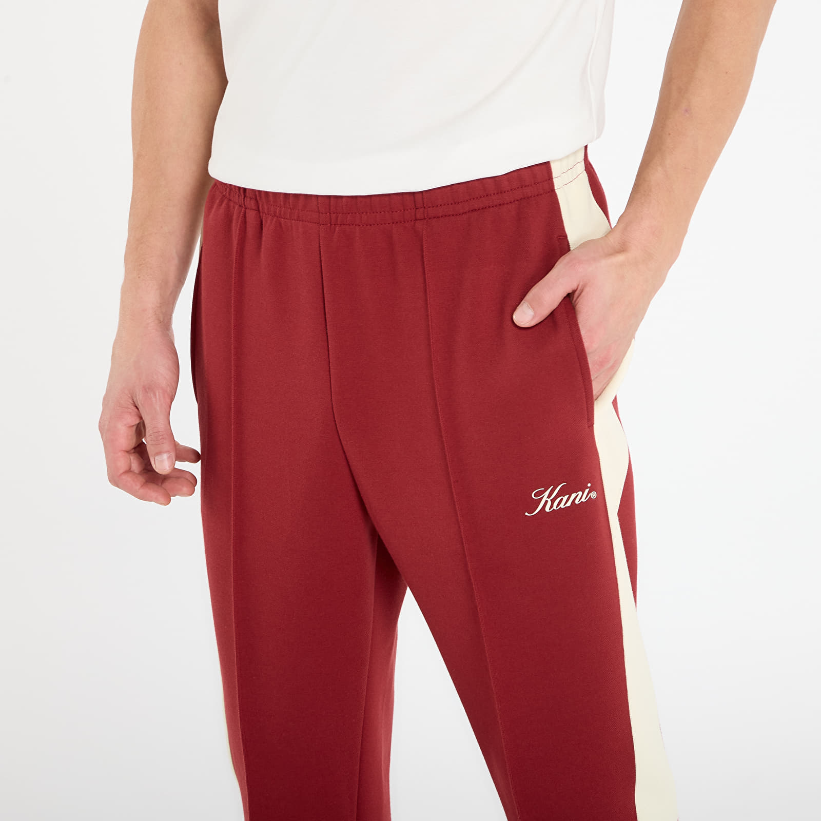 Dressid Karl Kani Sidestripe Trackpants Red