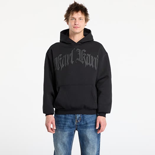 Kampsun Karl Kani Old English OS Hoodie Black