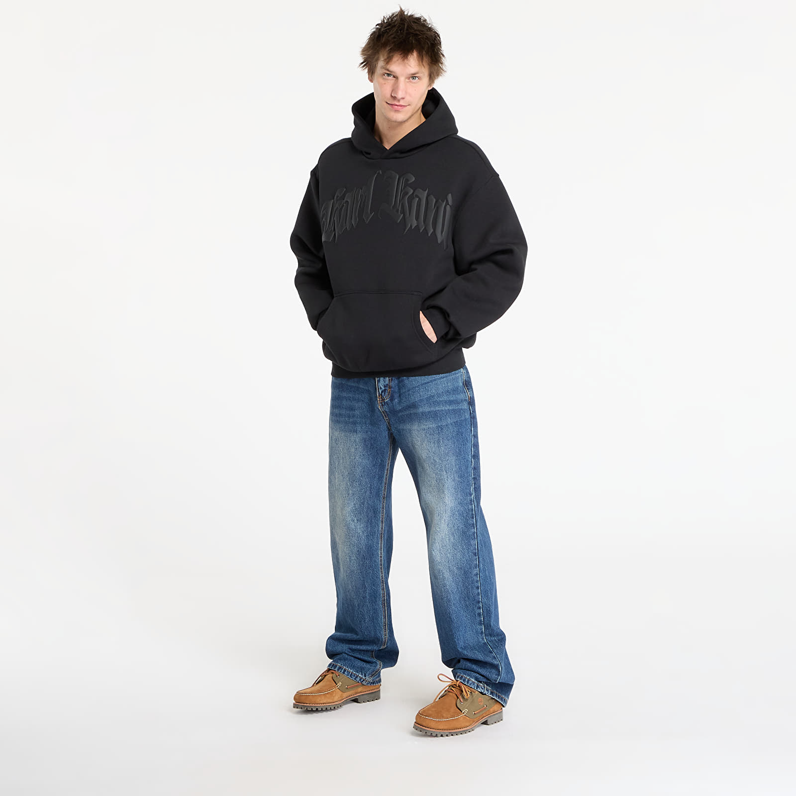 Hoodies och sweatshirts Karl Kani Old English OS Hoodie Black