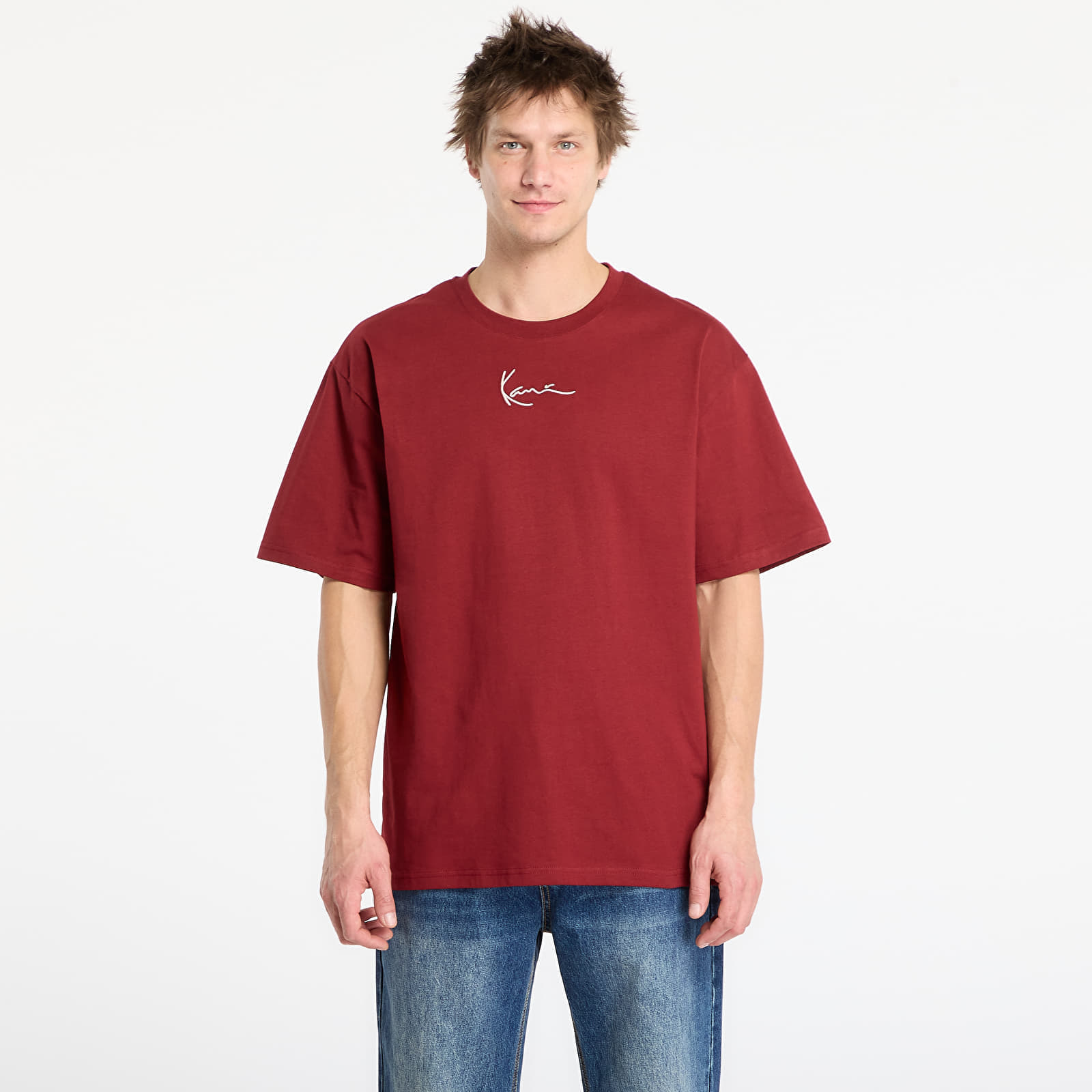 Tricou Karl Kani Small Signature Essential Tee Red S