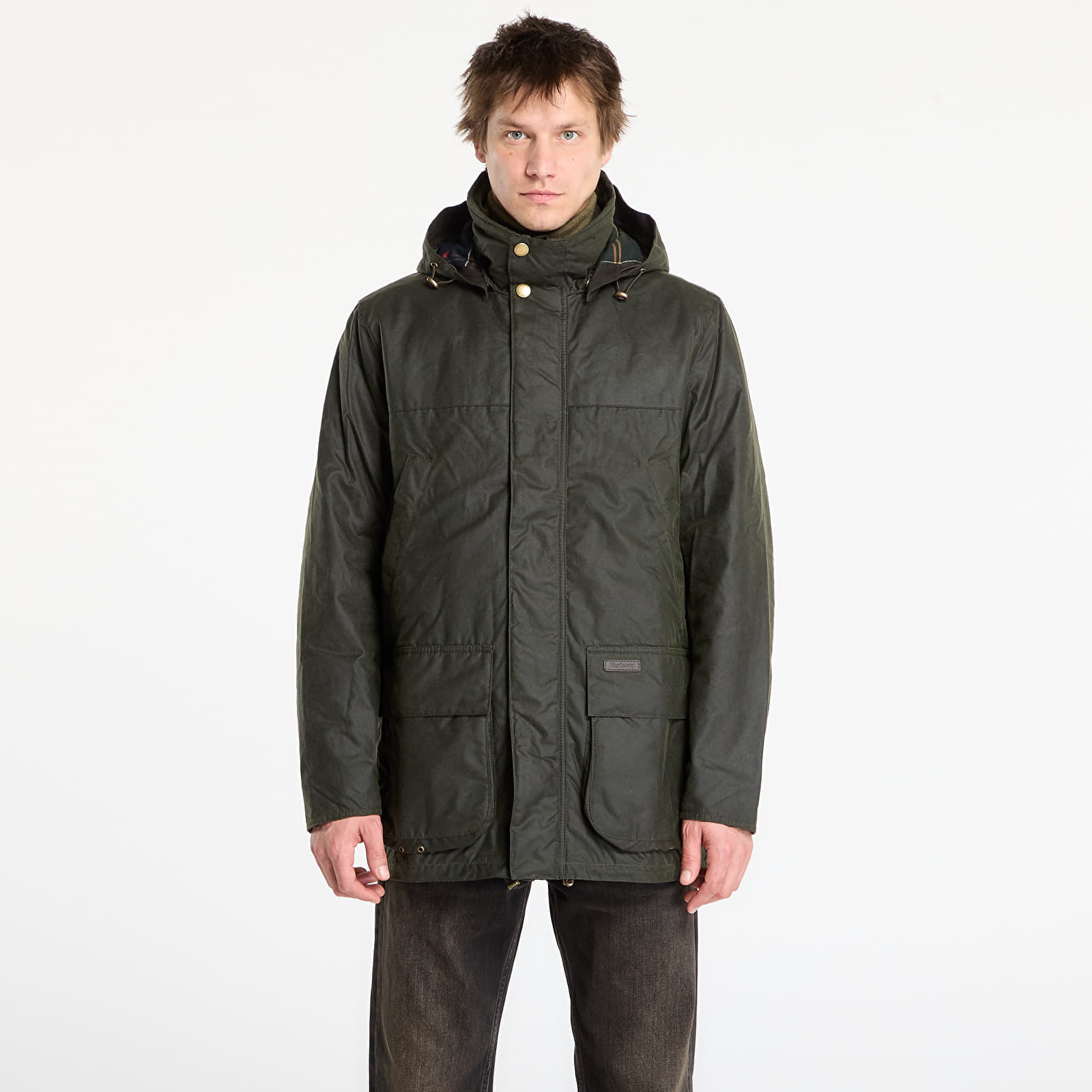 Jachetă Barbour Bleaberry Wax Jacket Olive XL