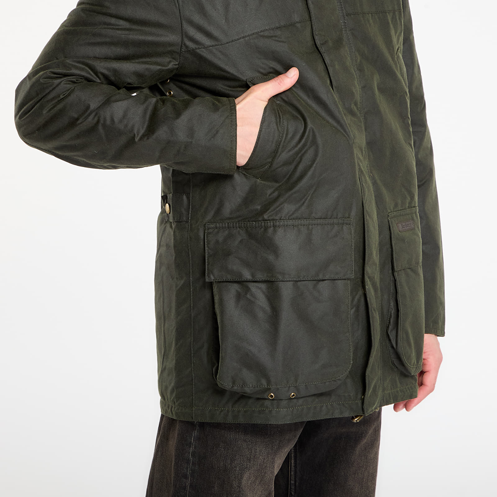 Joped Barbour Bleaberry Wax Jacket Olive
