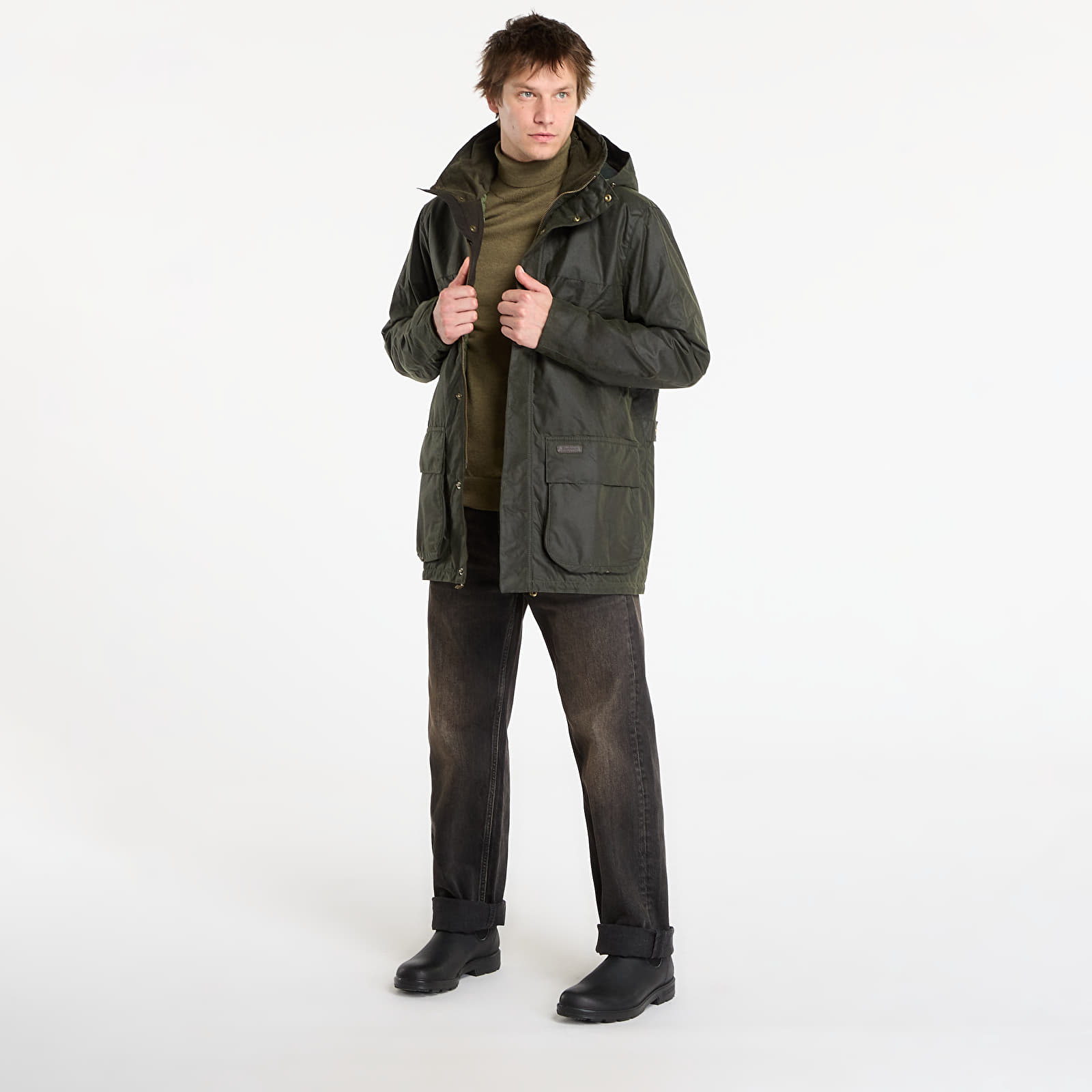 Joped Barbour Bleaberry Wax Jacket Olive