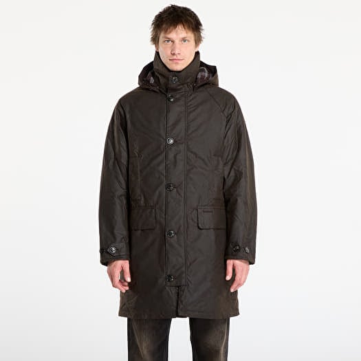 Bunda Barbour Beaudale Wax Trench Coat Dark Brown