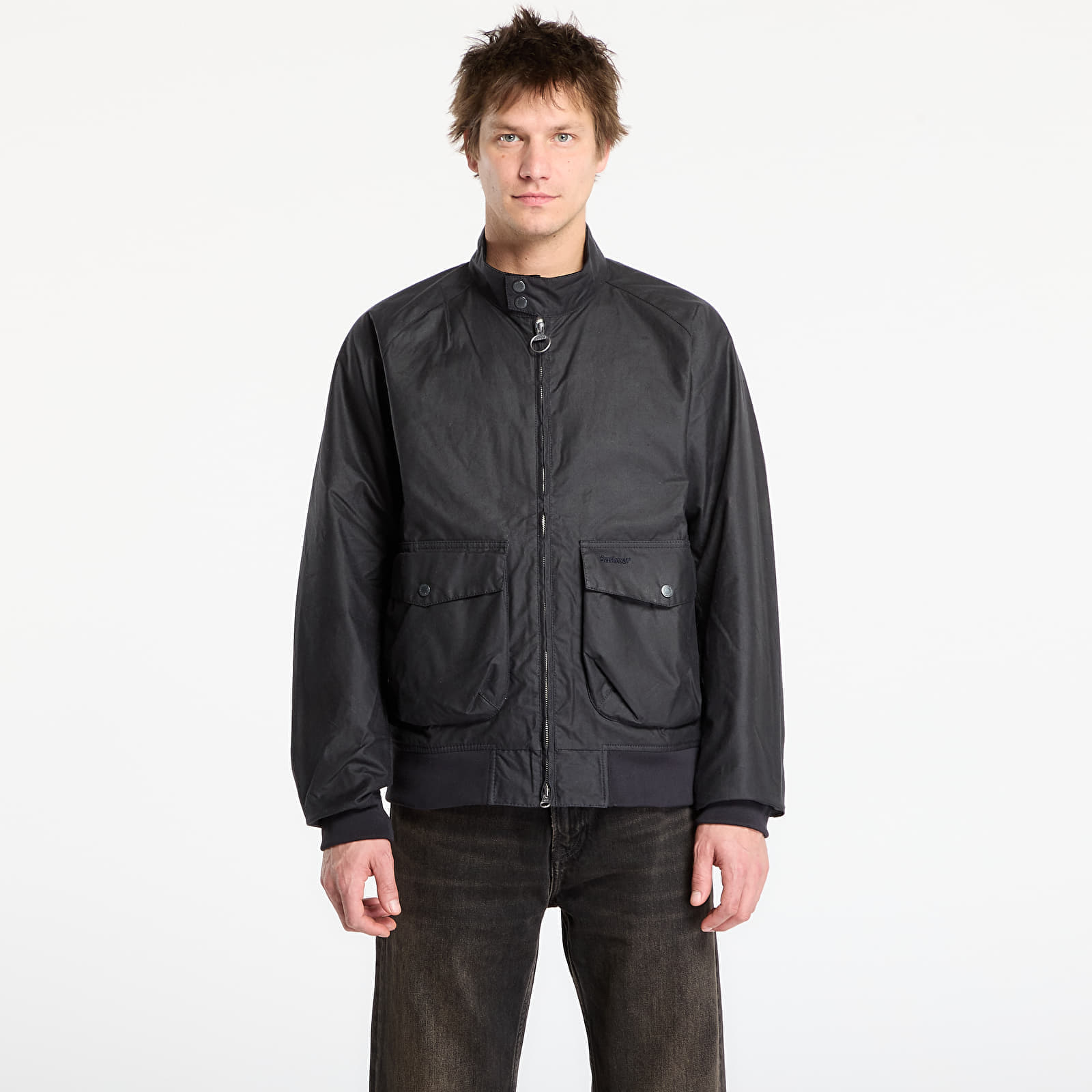 Jachetă Barbour Modern Royston Wax Jacket Black L
