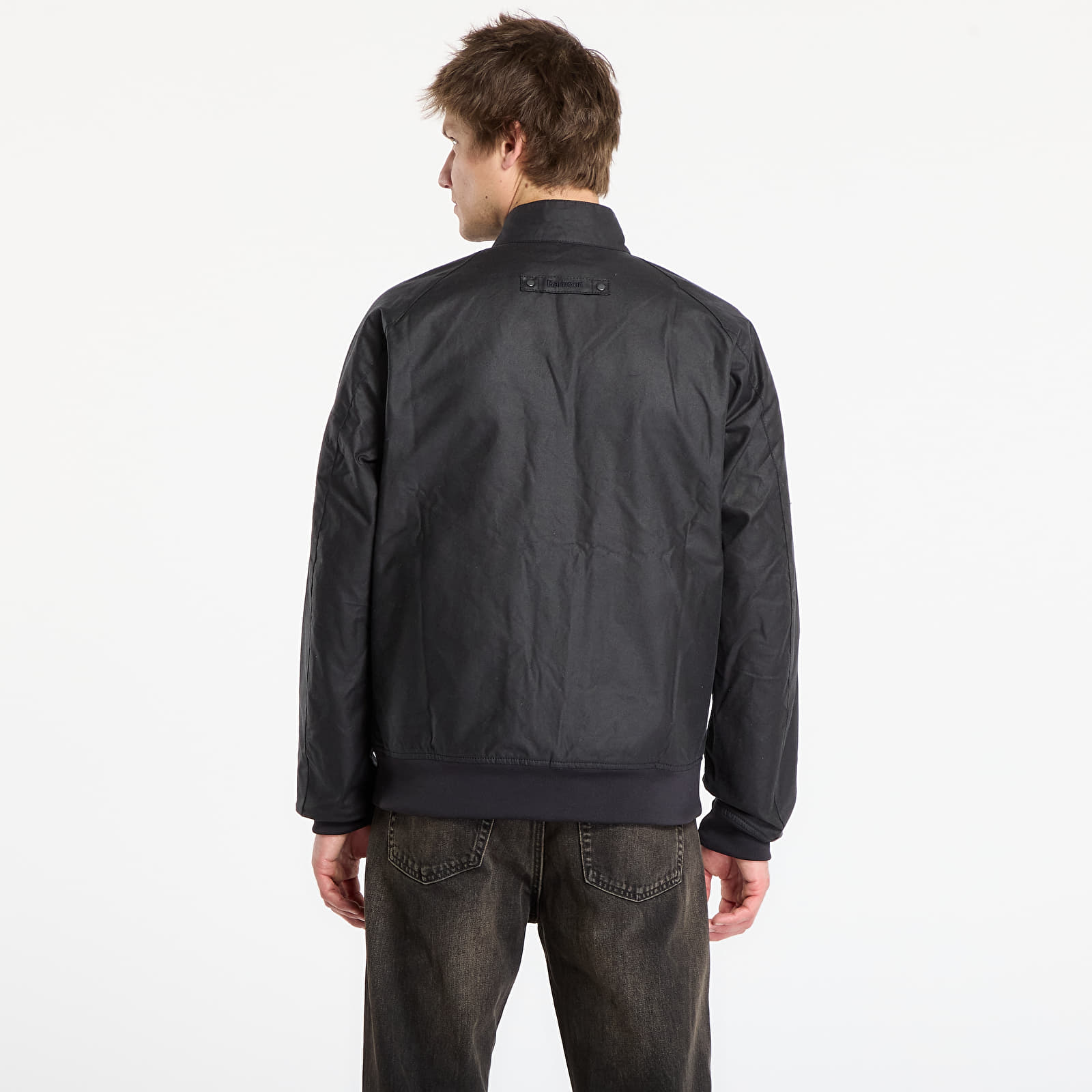 Joped Barbour Modern Royston Wax Jacket Black