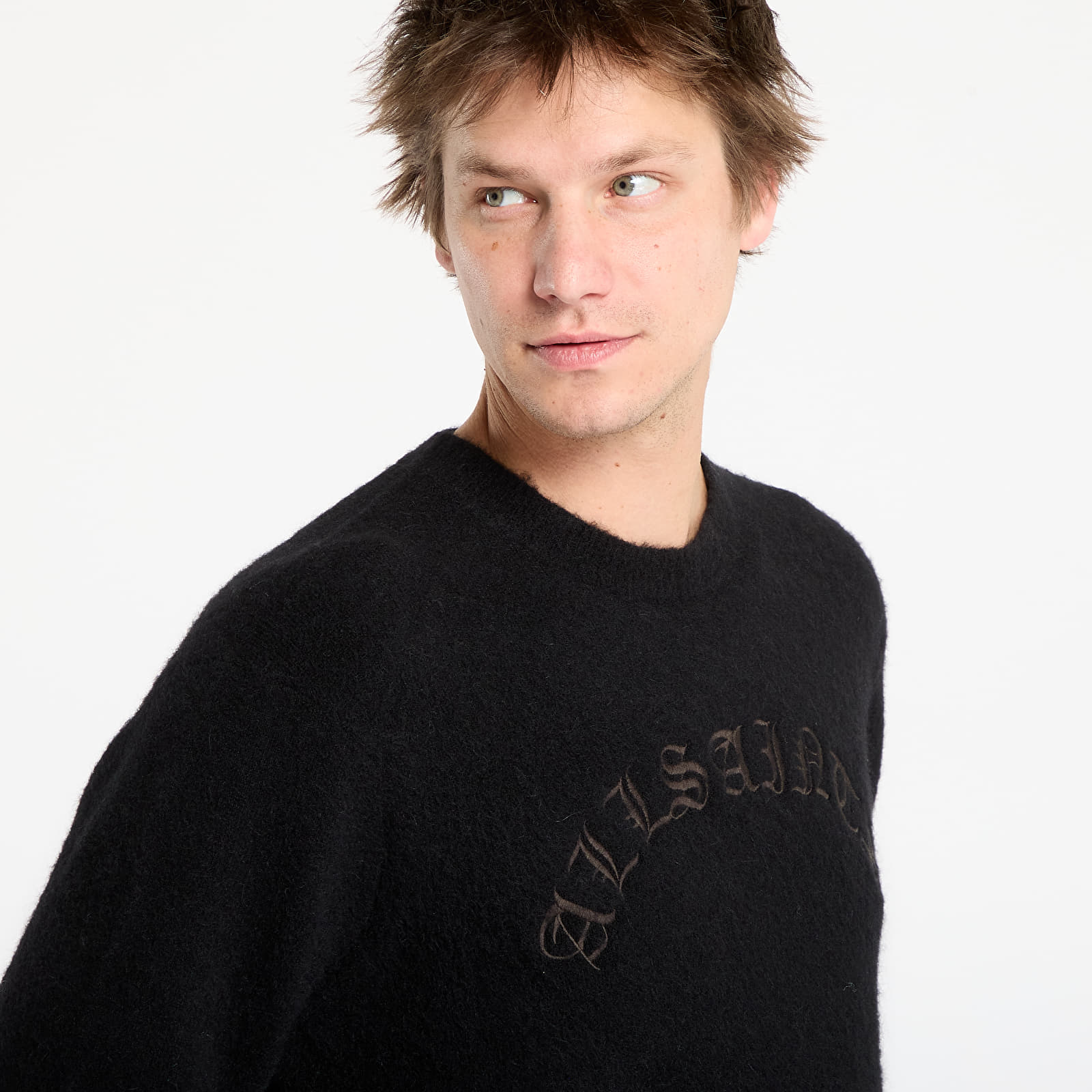 Kampsunid AllSaints Curv Crew Black