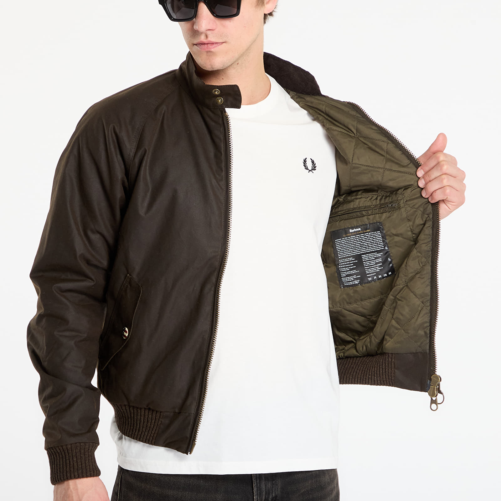 Joped Barbour International Steve McQueen Wax Merchant Olive