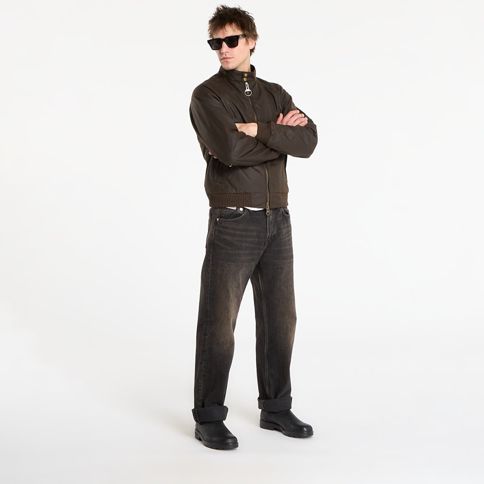 Joped Barbour International Steve McQueen Wax Merchant Olive