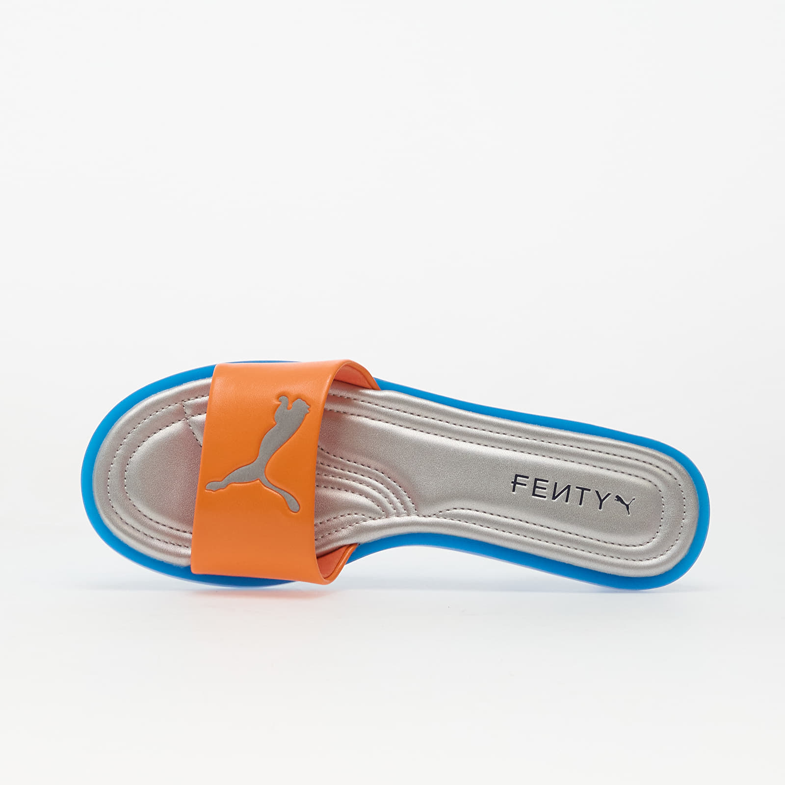 Damesschoenen Puma x Fenty Slide Chic Rickie Orange-Racing Blue