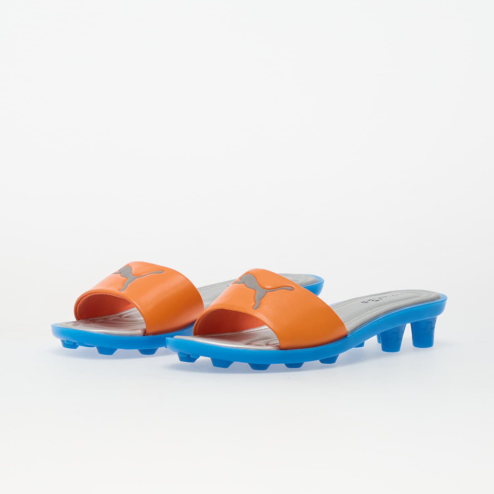 Damesschoenen Puma x Fenty Slide Chic Rickie Orange-Racing Blue