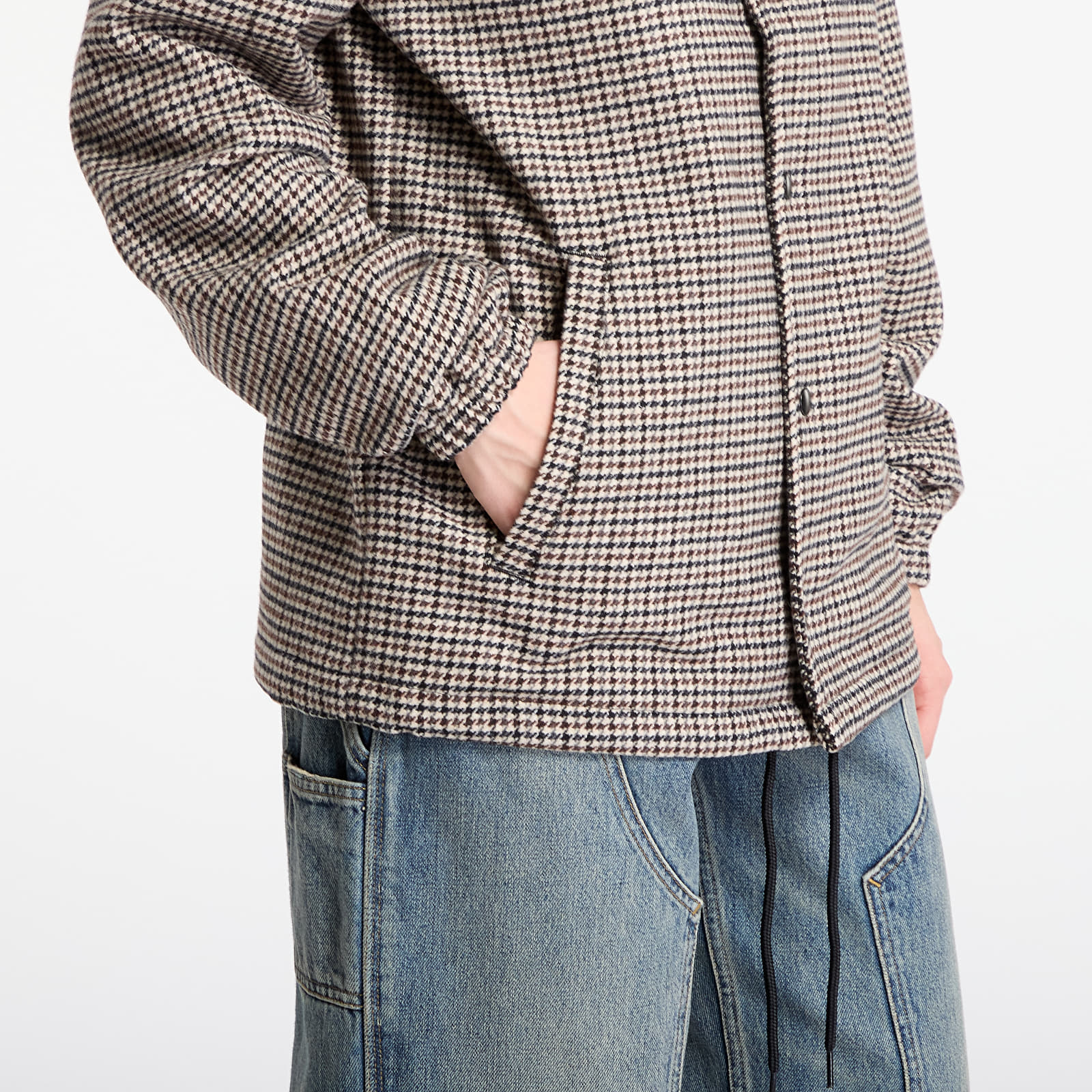 Herrenjacken New Era MLB New York Yankees Check Coaches Jacket UNISEX Dau