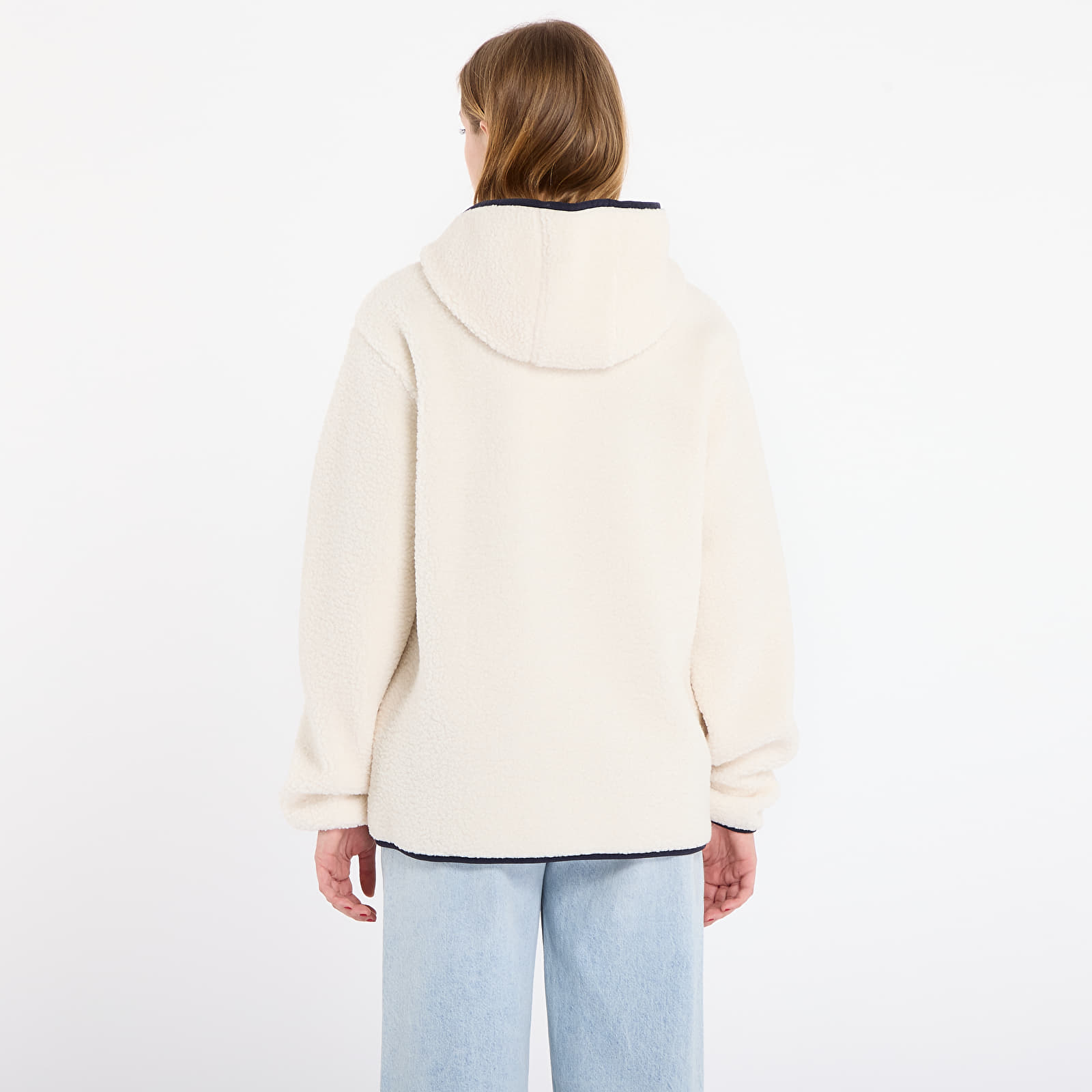 Moške jakne New Era MLB Hooded Sherpa New York Yankees UNISEX Off White