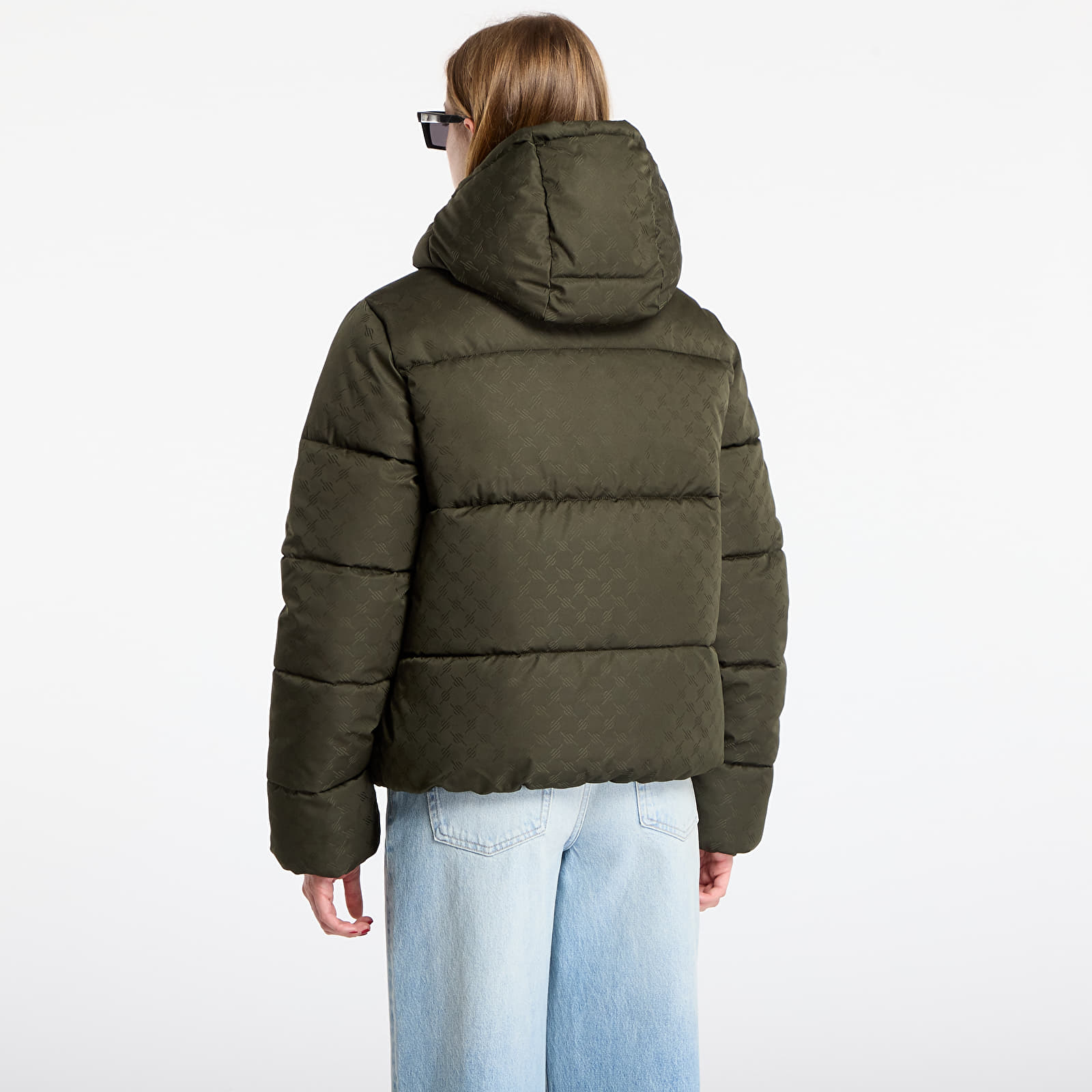 Herrenjacken Daily Paper Monogram Puffer Jacket UNISEX Rosin Green