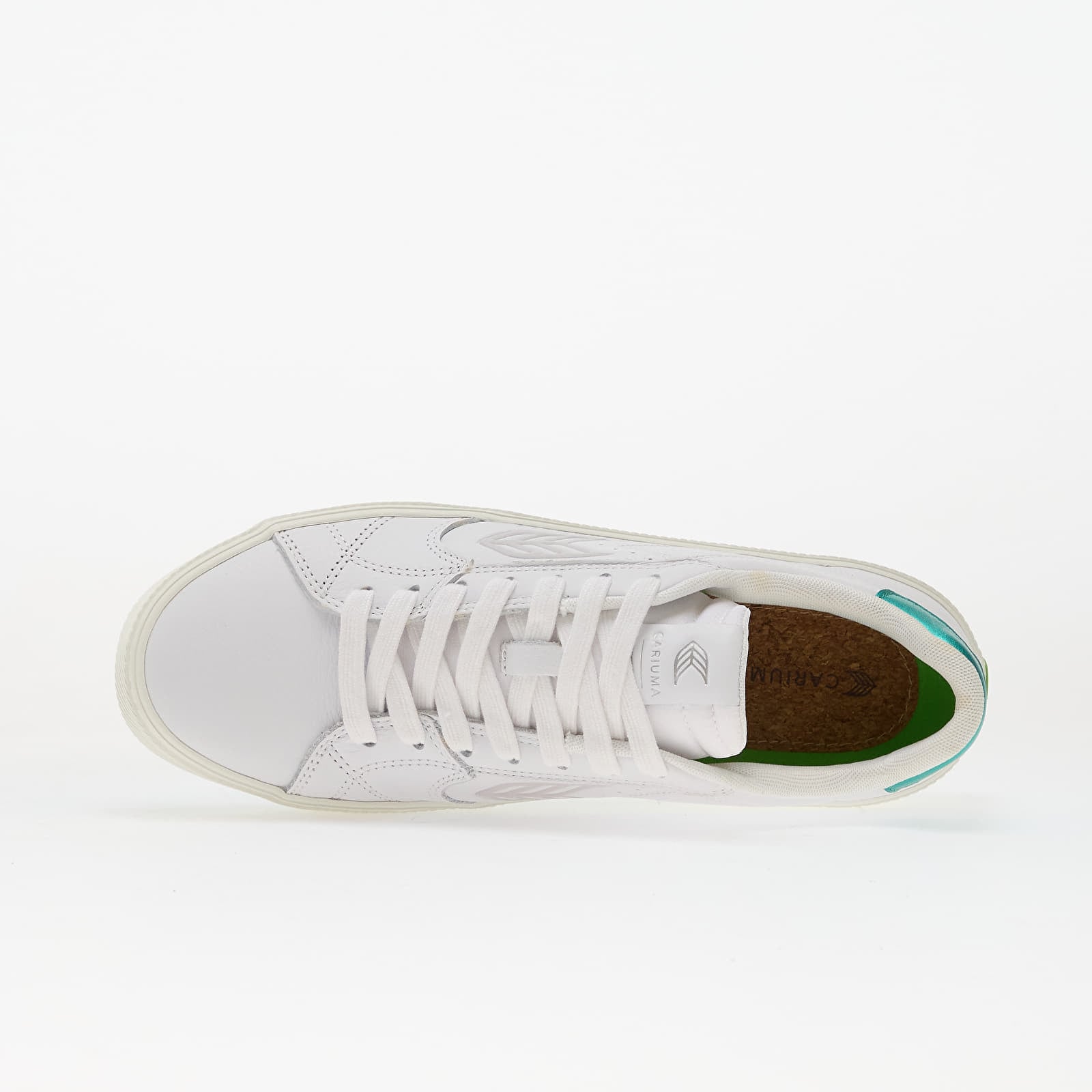 Scarpe uomo Cariuma M Salvas White/ Ice&Metallic Green