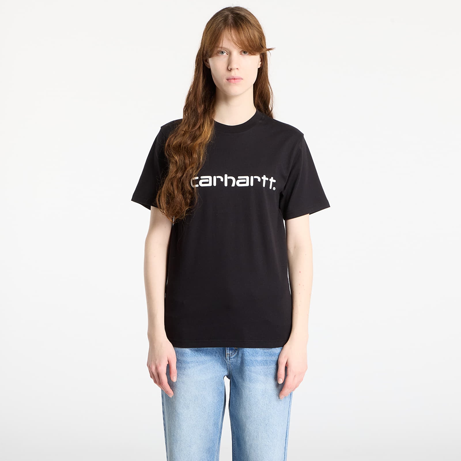 T-Shirts Männer Carhartt WIP S/S Script T-Shirt Black/ White