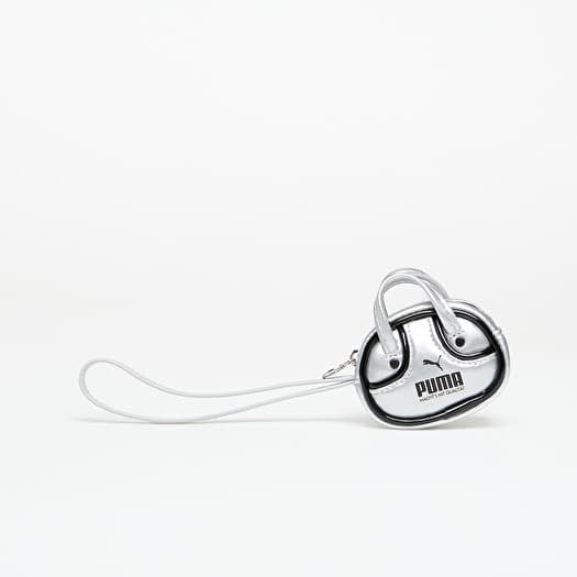Puma 1976 Metallic Grip Bag Keychain Silver
