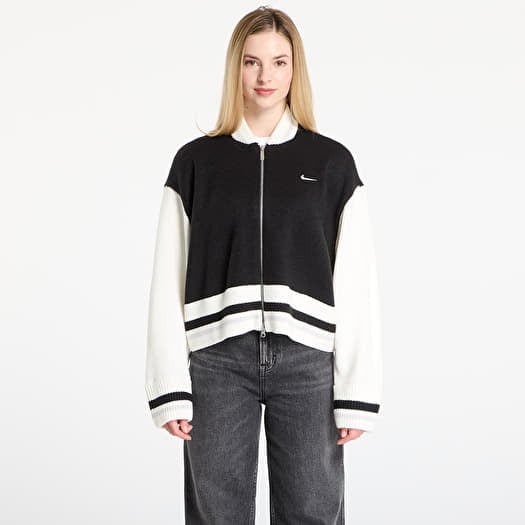 Sweater Nike Sportswear Women's Cardigan Black/ Sail/ Vast Grey/ Sail