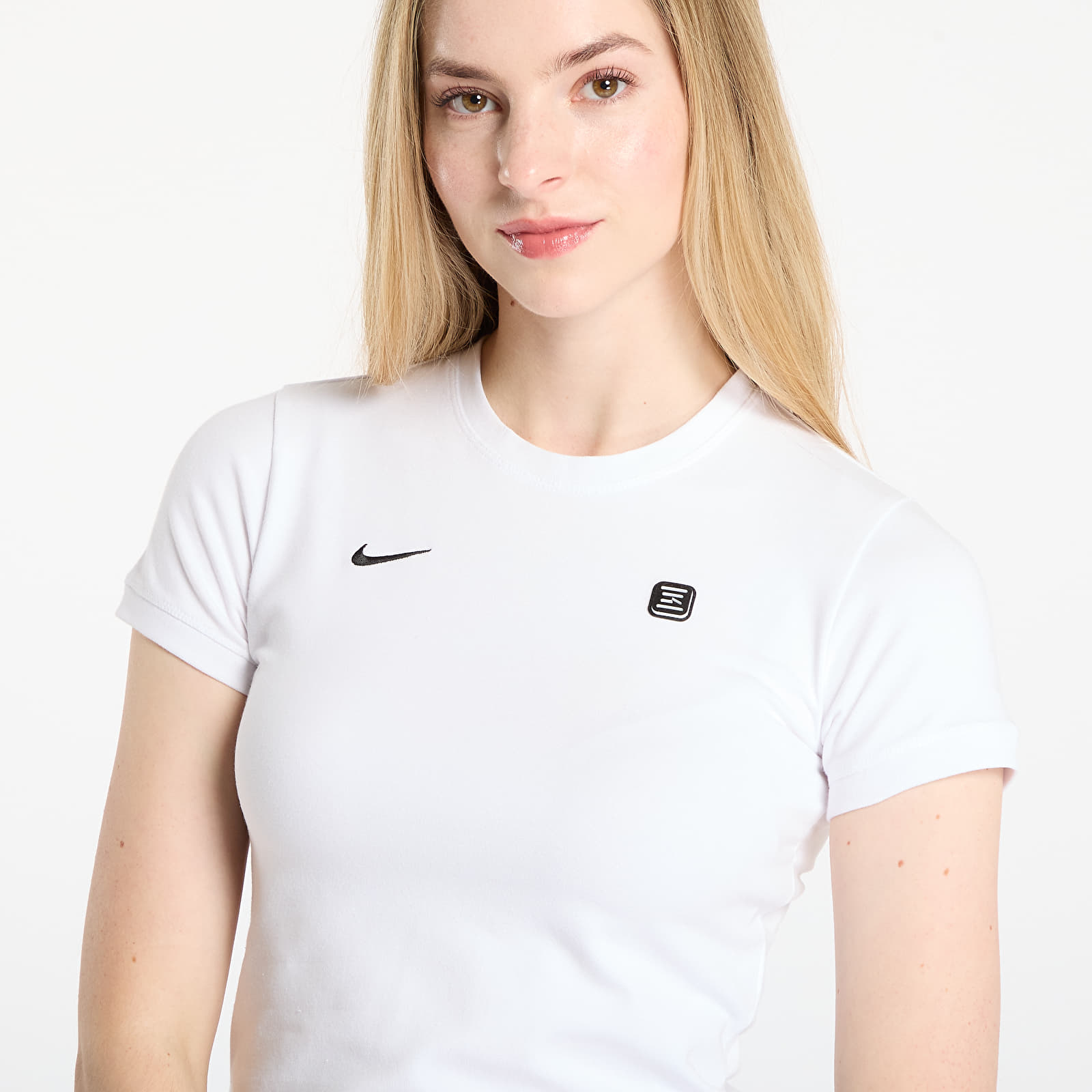 Tričká Nike Sportswear Shox Women's Tight T-Shirt White
