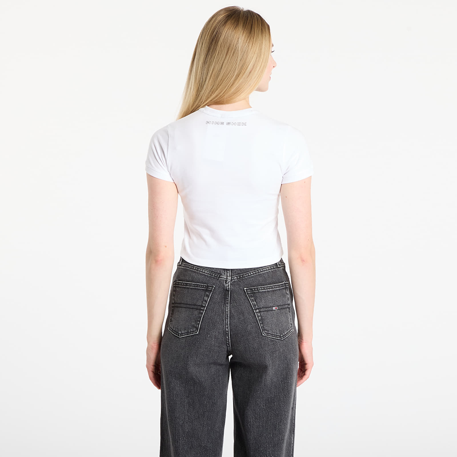 Tričká Nike Sportswear Shox Women's Tight T-Shirt White