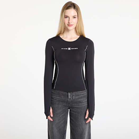 Top Nike Sportswear Shox Women's Long-Sleeve Top Black/ Black