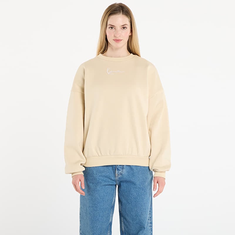 Sweatshirt Karl Kani Small Signature Essential OS Crew Beige