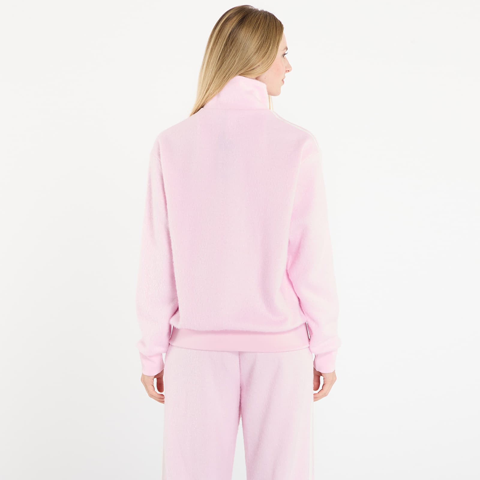 Sweatshirts für Frauen adidas Mohair Fb Track Top Clear Pink