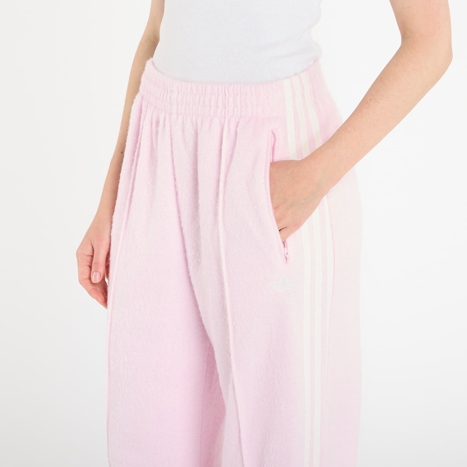 Hosen für Frauen adidas Mohair Fb Track Pants Clear Pink