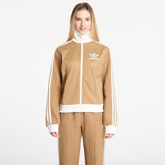 Sweatshirt adidas Knit Classic Track Top Cardboard