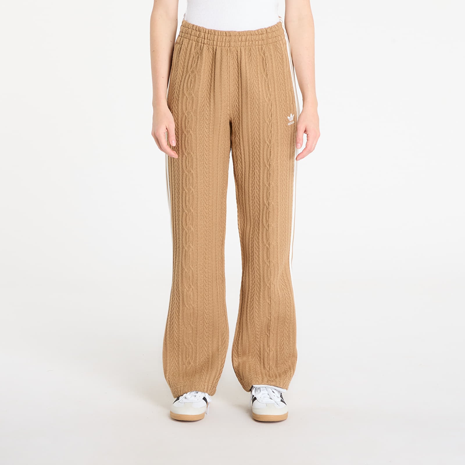 PĂĽksid adidas Knit Classic Track Pants Cardboard
